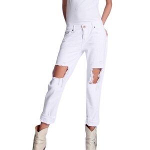 ONE teaspoon White Beaty Awesome Baggies Jean Womens 24